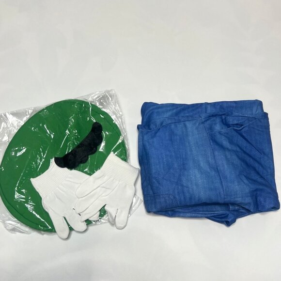 Luigi Mario Brothers kids Costume Set Size 7-8 yrs - Picture 2 of 7